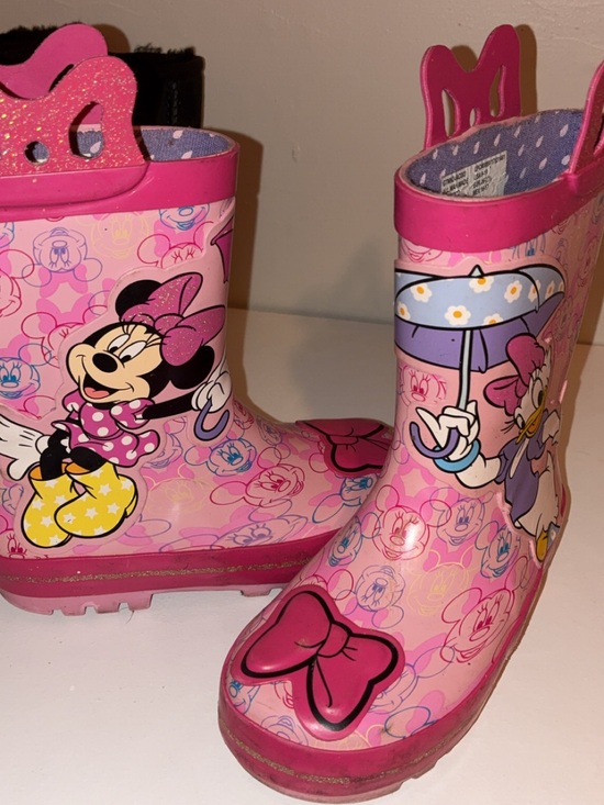 Disney Other - Disney Pink Minnie Mouse Kids Rain Boots